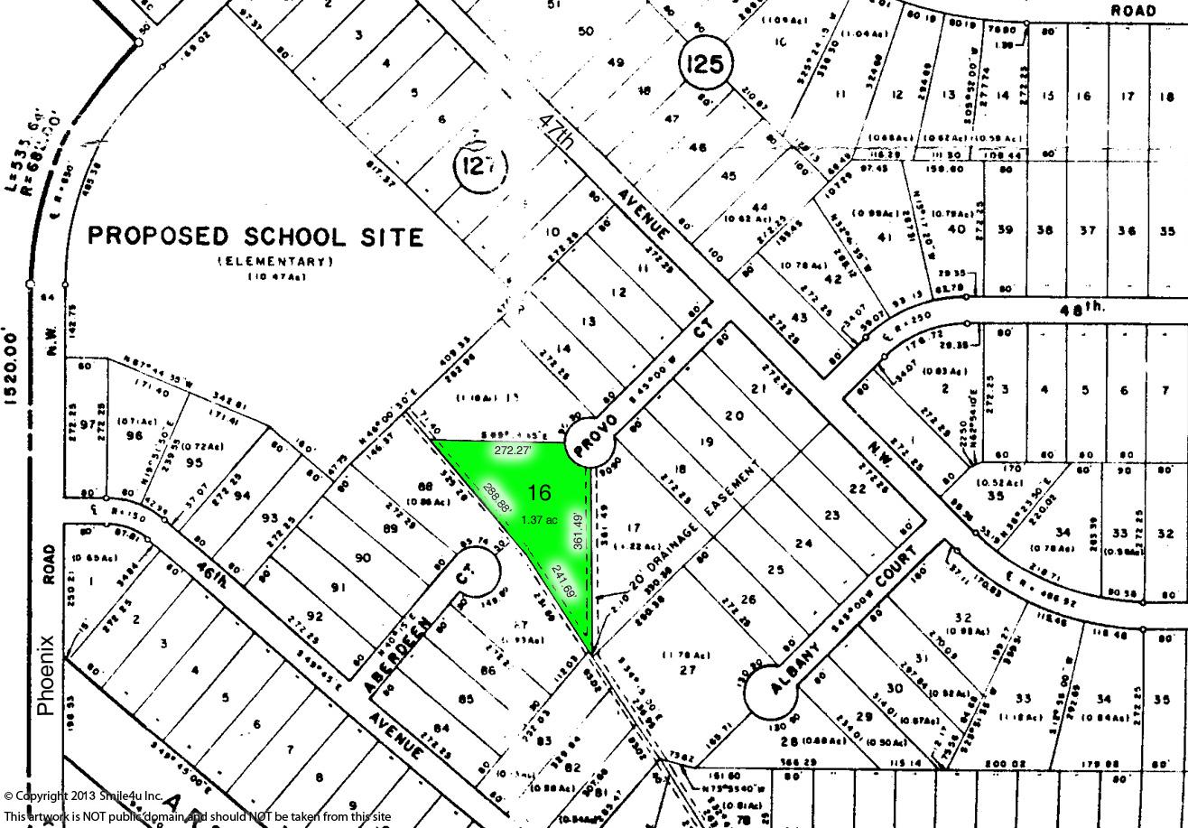 Investment Lots Rio Rancho New Mexico Smile4uinc Com   375180 Watermarked Rio Rancho U23 B127 L16 Parcel Map 